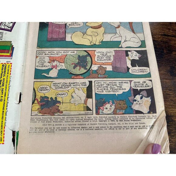 Gold Key Walt Disney The Aristokittens And OMalley The Alley Cat Comic #3 1974 - Picture 5 of 6